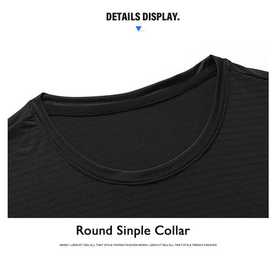 Fitness Tops Round Neck